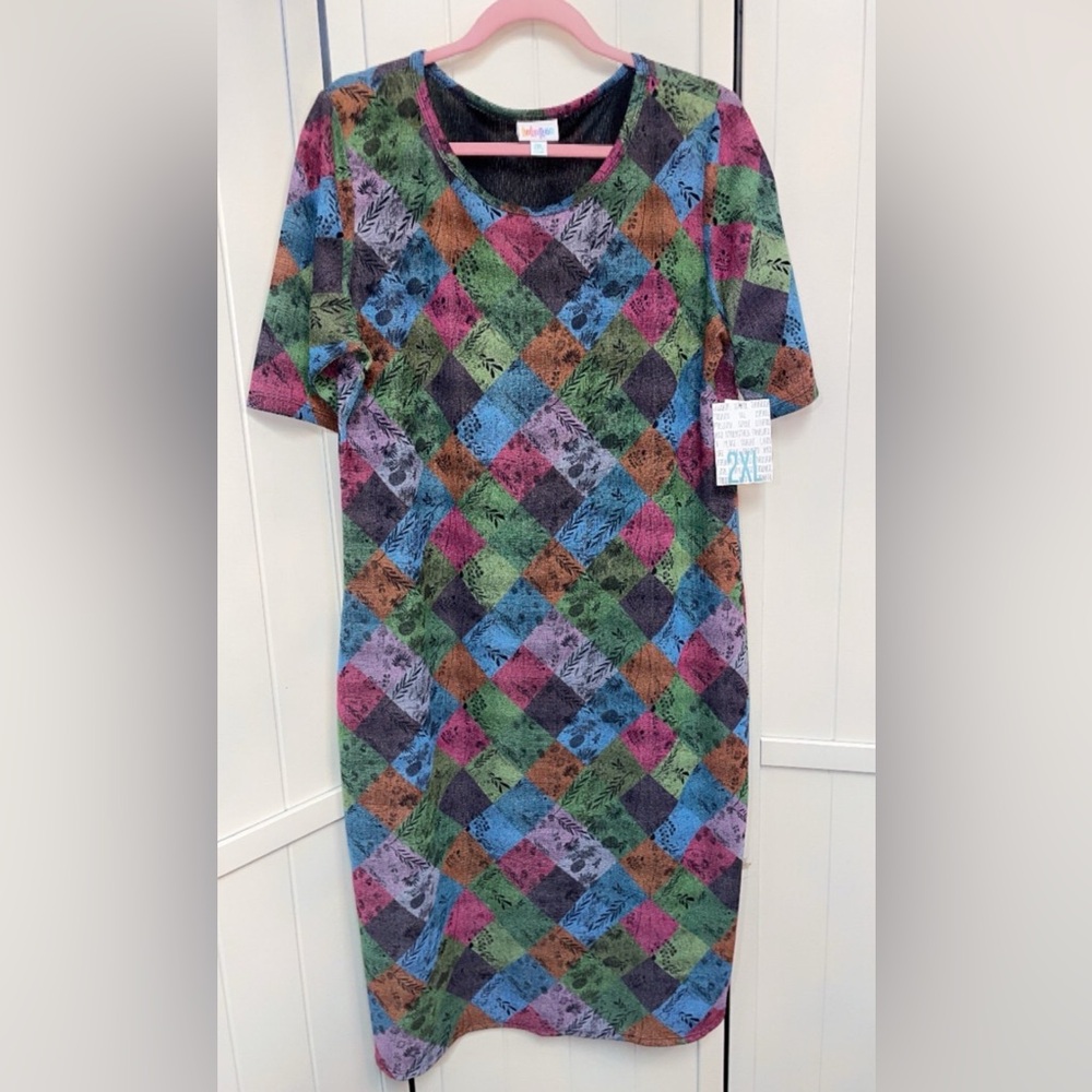 New Plus Size 2X LulaRoe Julia Dress